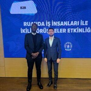 Geçtiğimiz günlerde İstanbul Ticaret Odasının düzenlediği Ruanda iş insanları ile ikili görüşmeler etkiliğinden. Geçtiğimiz günlerde İstanbul Ticaret Odasının düzenlediği Ruanda iş insanları ile ikili görüşmeler etkiliğinden.