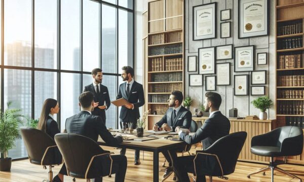 A law firm specializing in corporate law