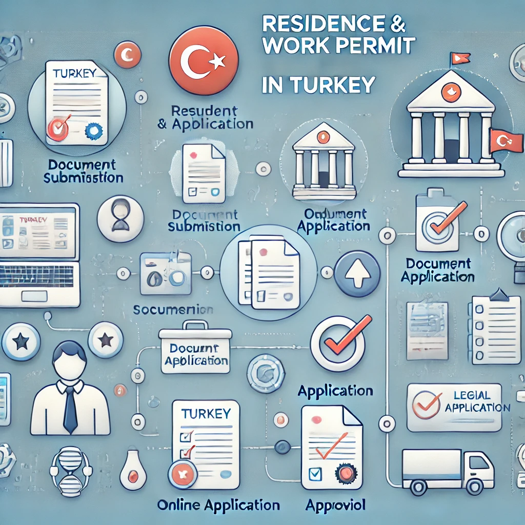 Türkiye’de Oturma ve Çalışma İzni Başvuru Süreçleri